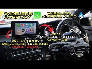 Plug & Play Wireless CarPlay for Mercedes W205 C Class – DIY Made Easy! C200 C250 C300 C43 C63