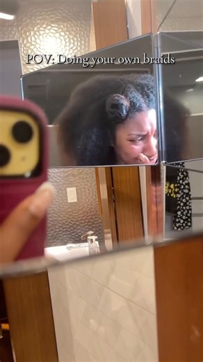 Leyah Buster on Instagram: "I wanted to try the viral miracle knots hairstyle. This was my first time doing braids and I definitely underestimated how long it would take 😭 Not only that but I bought the wrong type of crochet hair 💀so I fed the boho part into my braids instead of the crochet way 😅 It took me every bit of 12hrs from start to finish. Detangling, Washing, deep conditioning, drying, parting, and braiding. Let me tell you I was TIRED 🤣 #braids #miracleknots #naturalnuggie #natural