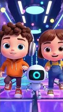 The Robot Dance Song! 🤖 | Leo & Mia Techno Party | Kids Music 3D