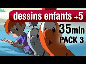 Vidéos de dessins animés en français pour les enfants +5 ans - Pack 3