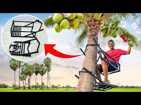 DIY Coconut Tree Climbing Machine 🔥🔥 Making Coconut Tree CLIMBING ROBOT...😱😱 Telugu Experiments
