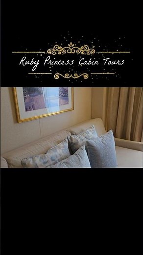 Ruby PRINCESS Staterooms Tour | Mini Suite #princesscruises #cruiseship #cruiselife