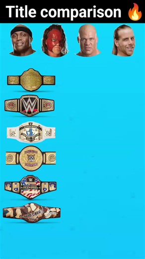 WWE Title Comparison: Bobby Lashley, Kane, Angle, Michaels