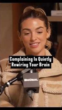 Complaining Is Quietly Rewiring Your Brain 🧠⚠️