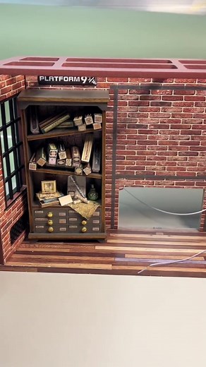 Step 5-Assembling Process of the Magic House Wand Shop🧙‍♀️🧙‍♂️🪄 #diyminiature #harrypotter #magic #magician #miniaturediy #dollhouseminiatures #diyminiaturedollhouse #dollhouse #diyminiaturehouse #fifijoy #harrypottertiktok #harrypotterfan #harrypotterstore #hogwarts #wandshop #diyproject