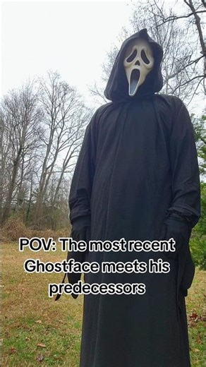 Ghostface meets every Ghostface before him: (remake) #funny #scream #ghostface #meme #horror