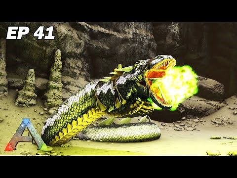 Mon Basilic me sauve la vie dans les grottes ! Ark Survival Evolved Ep41 Arkfaxia S3