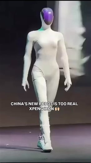 A.T.C on Instagram: "Is it human or machine? The lifelike gait of the Chinese XPENG Iron robot made so many people doubt it, the engineers had to slice open its synthetic skin on stage to show the world the metal and wires underneath! They proved the future is definitely robotic. What do you think of this realism?"