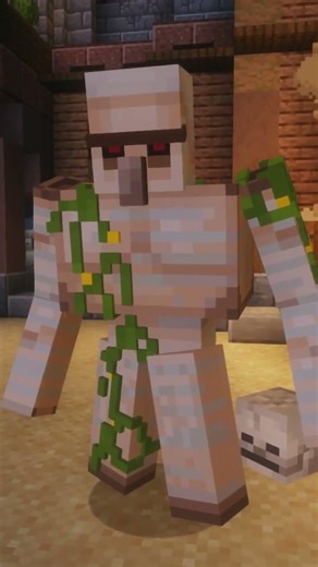 The Golem Entered the Fight | Part 15 | Village wars #minecraft #shorts