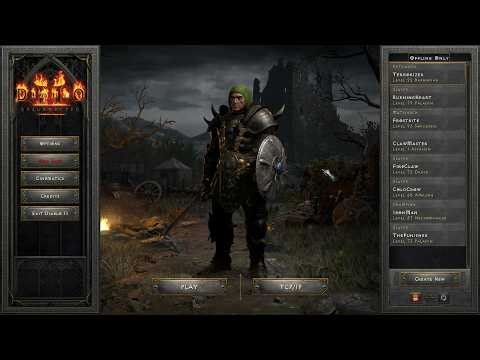 Diablo II: Resurrected - WIP Mod "Vanilla Overkill" - Concentrate Barbarian Showcase