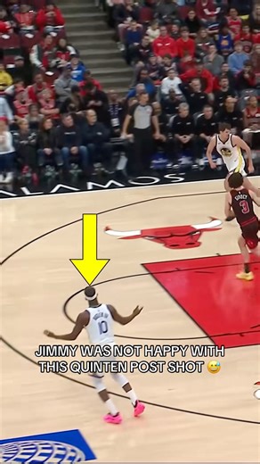 Jimmy Was Not Liking That #jimmybutler #warriors #bulls #nba #basketball