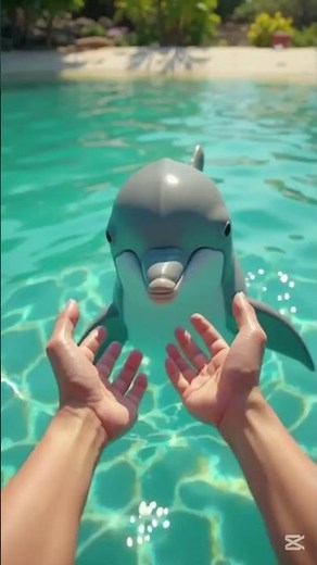 🐬 When Dolphins Save Lives: Real Human-Dolphin Bond 🐬 #Shorts #ai