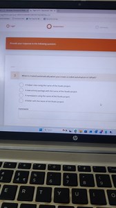 What is created automatically when you create a coded automatio... | Filo