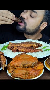 Eating Fried Fish | #Reels #mukbang #spicy #asmr #indianfood | Live To EATT