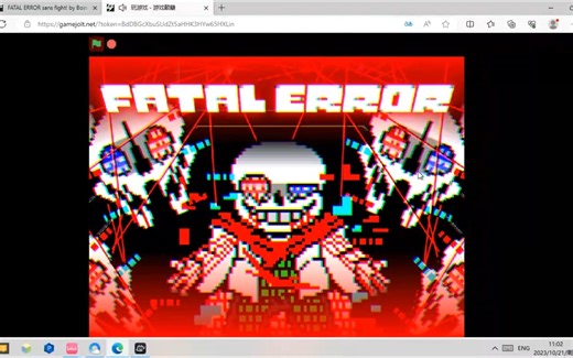 超级炫酷的致命错误杉斯(FATAL ERROR Sans)战！[带链接]