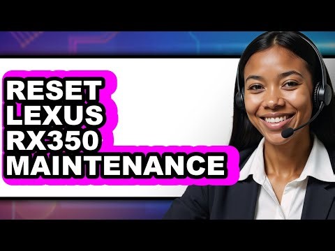 How To Reset Lexus Rx350 Maintenance (Updated)