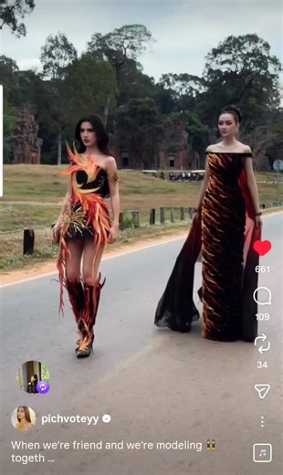 Best Modeling Duo: Pich Votey Saravody & Melia Cstn