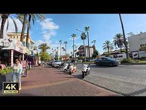 Alanya City Center Walking Tour | Antalya Turkey | [4K HD]