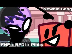 FNF x BFDI x Pibby Concept | Vs. Lollipop | Newbie Gang