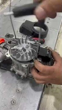 Install the high-voltage package and spark plugs