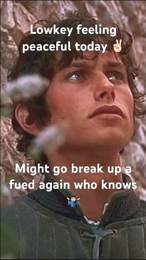 Benvolio W Peacekeeper #romeoandjuliet