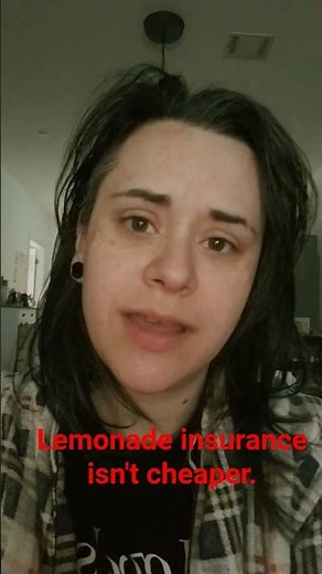 lemonade insurance is giving "the general insurance" vibes and the cost isn't cheaper...