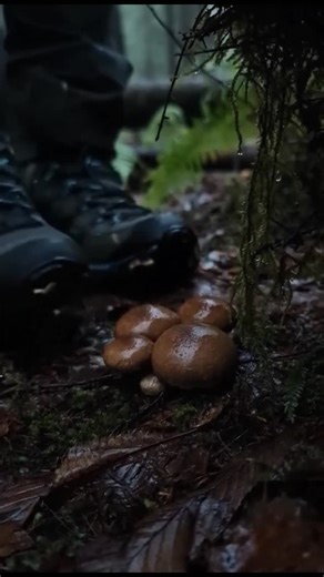 Field Notes: November 17, 2025 Location: Hoh Rainforest, Washington Encounter Summary: The damp, needle-strewn floor of the ancient rainforest smelled of decay and wet earth as I trailed my hiking companion through the twilight gloom. We nearly trampled what appeared to be a standard cluster of brown agarics, but the soil held a secret. Just as a heavy hiking boot descended, the patch erupted into frantic motion. These were not passive fungi, but the elusive Mycoambulo velox, known locally as th