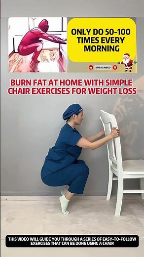SHED Fat Fast With Easy Chair Workouts For Weight Loss