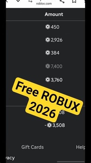 HOW TO GET FREE ROBUX 2026 REAL METHOD #robloxedit #roblox #robloxshorts