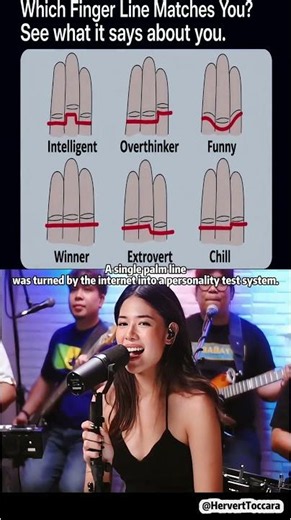 Finger-line graph: what personality type are you? #personalitytest #meme #funny #personalitytypes