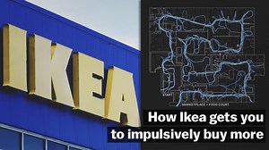 This is why you walk into IKEA for a dresser, but walk out with six pillows, a coffee table, and some frozen Swedish meatballs. | Vox