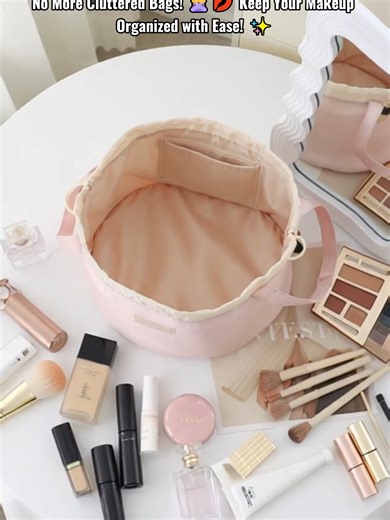 👍Waterproof and portable drawstring makeup bag SP_229BCFZ#tiktokmademebuyit #fyp #TiktokMadeMeBuyIt