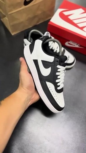 NIKE TÊNIS COURT VISION LO PRETO/BRANCO MASCULINO