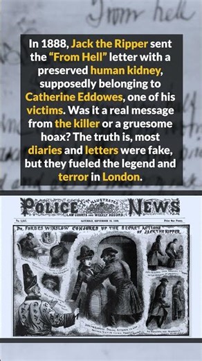 Jack the Ripper: The “From Hell” Letter Mystery 📝 True Crime
