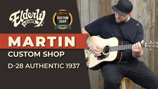 1.2K views · 31 reactions | New Martin Custom Shop models are in! This Martin Custom D-28 Authentic 1937 is the guitar of a lifetime. Jake Zemla demonstrates. See the full custom specs and pricing here: https://www.elderly.com/products/martin-custom-d-28-authentic-1937-guitar-case-natural-top | Elderly Instruments | Facebook