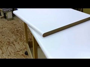 ポストフォームカウンター メラミン化粧板天板特注サイズオーダー