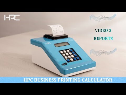 HPC Business Printing Calculator Tutorial 3 | Sales, Billwise, Tax & Discount Reports Explained