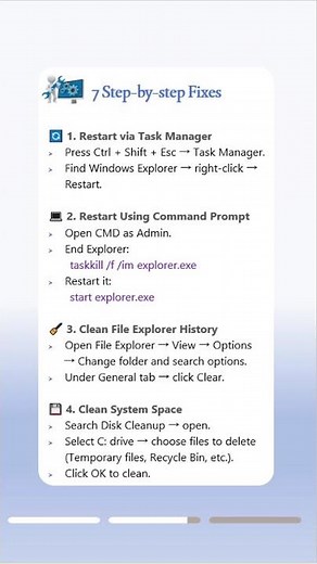 Fix File Explorer Not Responding on Windows 11 (Quick Guide)#windowstips #windowserror