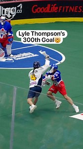 🚨 Check out this beauty 🚨 Lyle Thompson is now the 3rd Indigenous player to reach 300 career goals! | National Lacrosse League