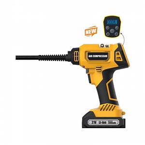 [Hot Item] Portable Car Air Compressor Lithium Battery Rechargeable Charging Pump DC12V 120W