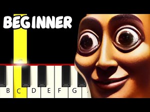 Tung Tung Tung Sahur - Very Easy Piano Tutorial - Beginner