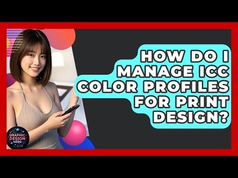 How Do I Manage ICC Color Profiles For Print Design? - Graphic Design Nerd