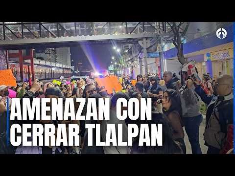 Sex workers shut down Tlalpan and warn of protests ahead of the Mexico vs. Portugal match