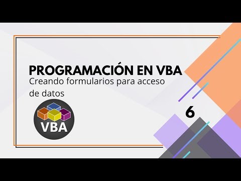 Creando formularios para acceso de datos VBA