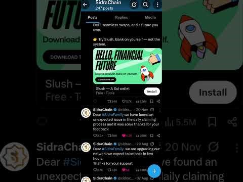 SIDRACHAIN LATEST UPDATES: FAILED TO CLAIM COINS | WHY YOU SHOULD KEEP SDA ON METAMASK