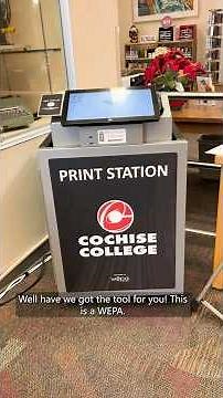 How to Print your Essays using the WEPA Print Station #cochisecollege