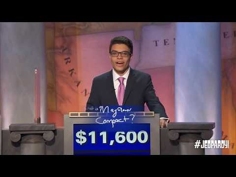 Teen Tournament 2016 Finals: Sharath Narayan's Final Winning Moment | Jeopardy!