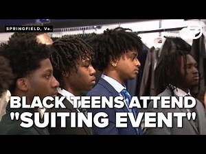 Teens attend "suiting event" on MLK Day