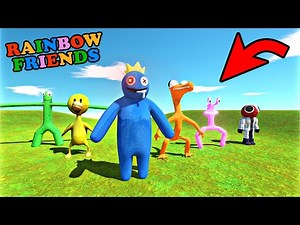Rainbow Friends!!! An army of colorful, fierce friends invades the ARBS game?? (They eat everythi...