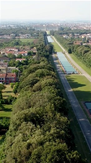 Caserta, Italy: Drone captures Royal Palace majesty